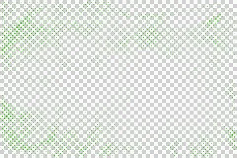 Green dots on white background, halftone pattern Stock Illustration