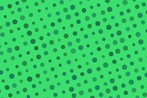 Green dotted pattern background for design or decoration Stock Illustration