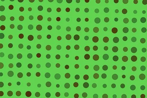 Green dotted pattern with brown spots on fabric or paper Stockillustratie