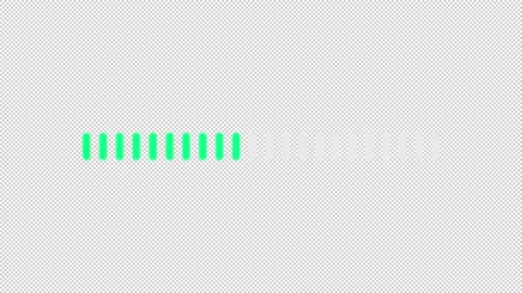 Green dotted progress bar flat UI element animation Stock Footage 340284551