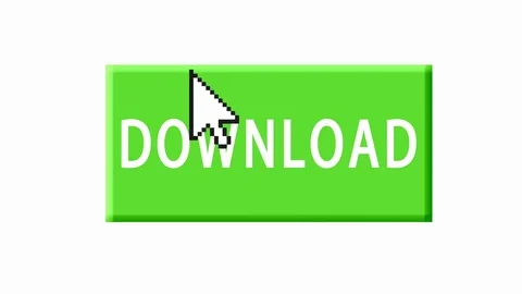 GREEN DOWNLOAD BUTTON CLICKED BY CURSOR MOVING ACROSS FRAME Stock Footage 83209794