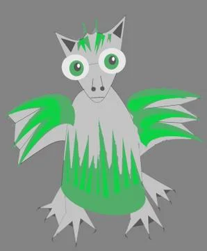 Green dragon 2 库存插图