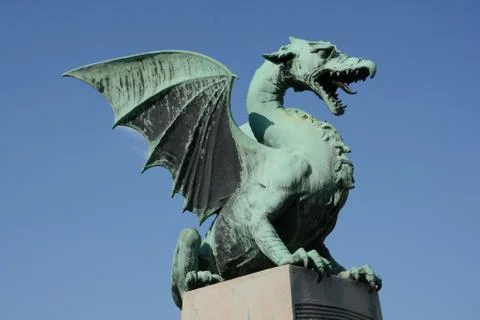 Green dragon Stock Photos