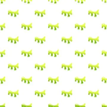 Green dripping slime pattern repeating seamless background Illustrazione stock
