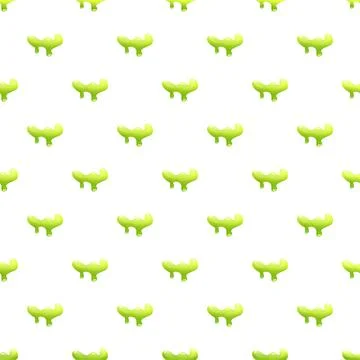 Green dripping toxic slime repeating pattern 스톡 일러스트