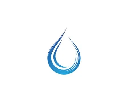 Green drop vector icon illustration Illustrazione stock