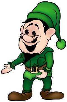 Green Dwarf Stock Illustration