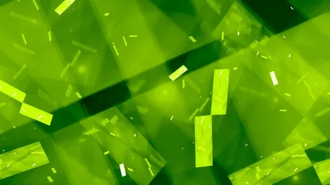 Green dynamic chaotic rectangles Stock Footage 122901844