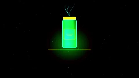 Green Dynamite Sticks Exploding with Sparks in Dark Cinematic Motion Stock-Footage 345679488