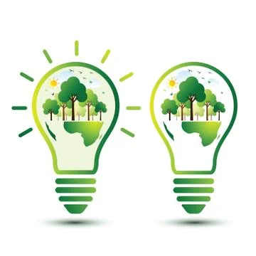 Green earth concept Stock Illustration