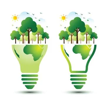 Green earth concept Stock Illustration