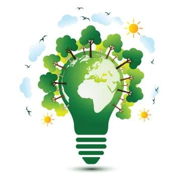 Green earth concept Stock Illustration