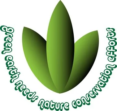 Green earth conservation Ilustración de archivo