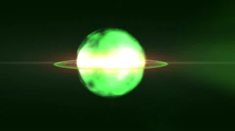 Green Earth Explosion Stock Footage 12230510