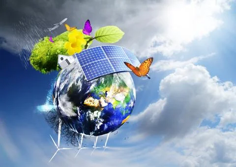 Green earth Stock Illustration