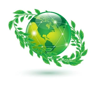 Green earth Stock Illustration