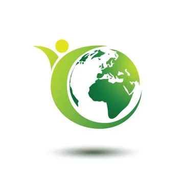 Green earth Illustrazione stock