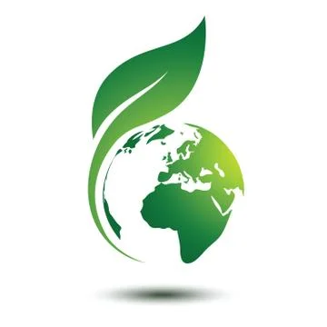 Green earth Illustrazione stock