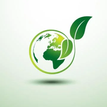 Green earth Illustrazione stock