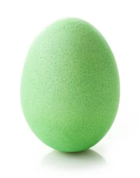 Green easter egg Foto stock