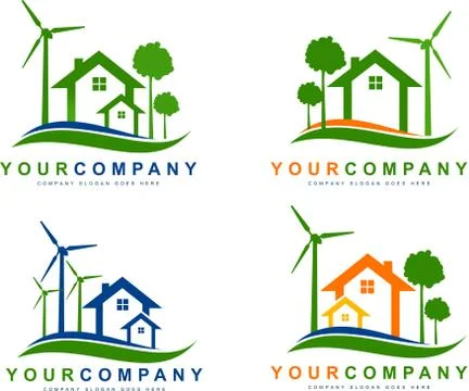 Green Eco Electricity Stock Illustration