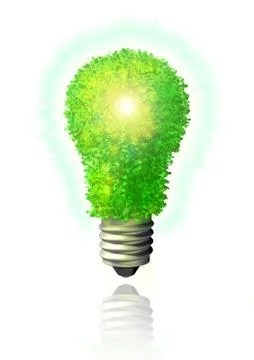 Green eco energy Stock Illustration