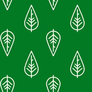Green eco friendly seamless pattern Stock Illustration