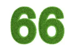 Green Number 2 Isolated On White Stock Illustration 2245527977