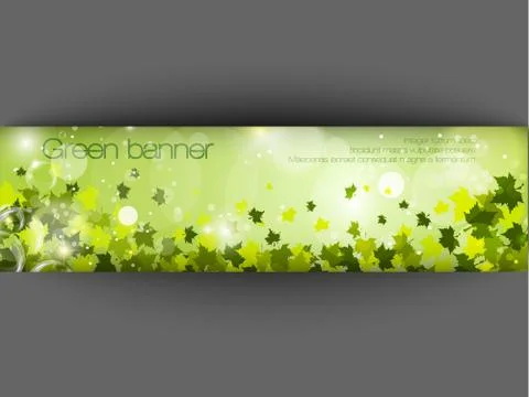 Green ecological background Stock Illustration