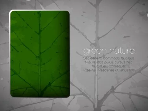 Green ecological background Stock Illustration