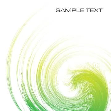 Green ecology abstract background, vector illustration Illustrazione stock