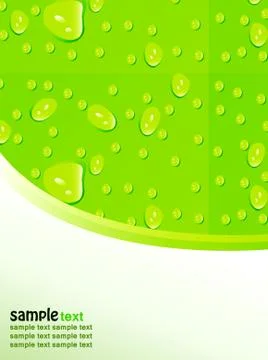 Green ecology background Stock Illustration