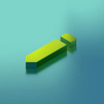 Green edit icon on blue background Stock Illustration