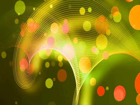 Green Effects with Bokehs Stock Footage 73618105