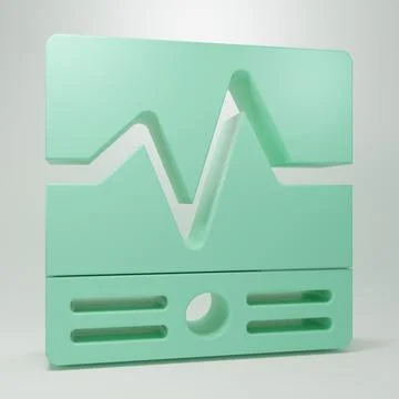 Green Electrical measuring instruments icon isolated on grey background. An.. 스톡 일러스트
