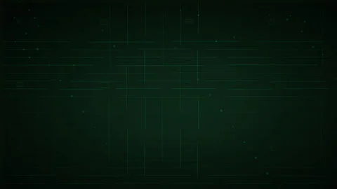 Green Electronic Circuit Board with Animated Data Pulses Stock Footage 328355000