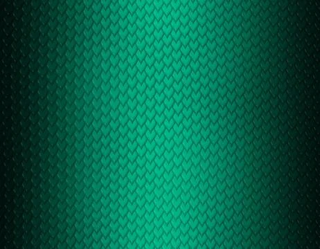 Green emerald and black gradient snake skin pattern, short sharp scale イラスト素材