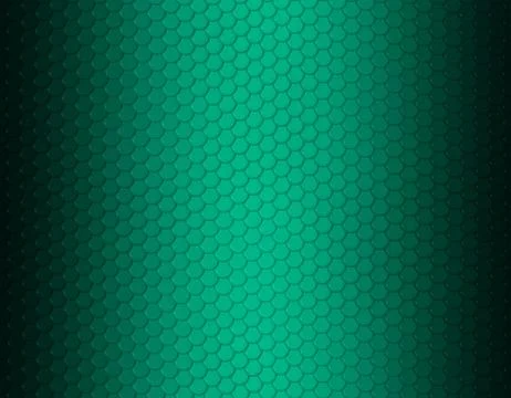 Green emerald and black gradient snake skin pattern, round scale Stock Illustration
