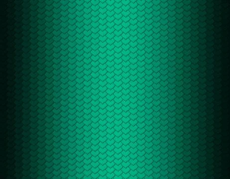 Green emerald and black gradient snake skin pattern, heart shape scale 스톡 일러스트