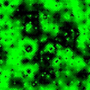 Green emerald halftones pixel clouds seamless pattern vector background texture イラスト素材