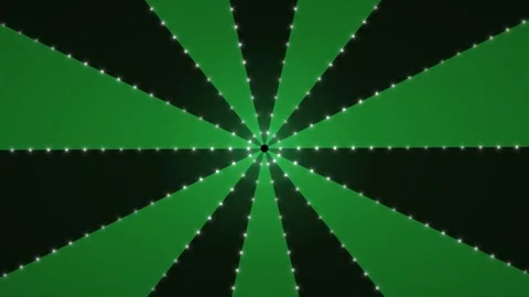 Green Emerald Sunburst 14 Rays Animation Loop Background Stock Footage 342620559