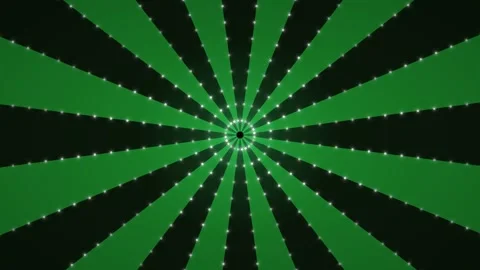 Green Emerald Sunburst 24 Rays Animation Loop Background Stock Footage 342620548