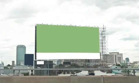 Green empty billboard Photos