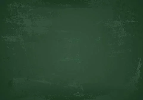 Green Empty School Chalkboard Stock Illustration