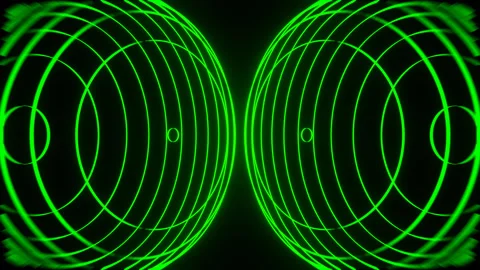 Green Endless Underrated Path Background VJ Loop in 4K Vídeos de archivo 343269752