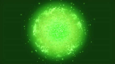 Green Energy Ball Stock Footage 22708293