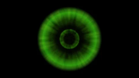 Green Energy Circle Background | Abstract Light Effect Animation Stock Footage 316166808