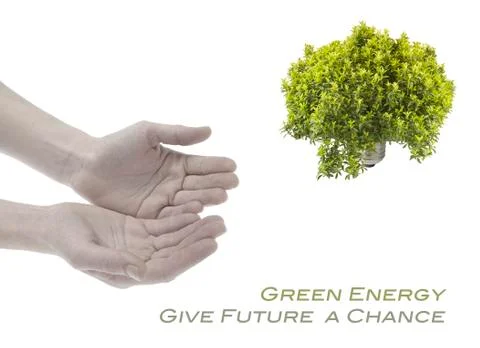 Green energy concept Stock Illustration