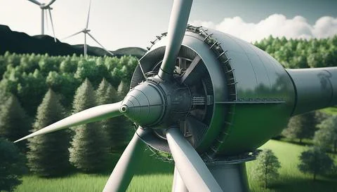 Green energy concept. Stock Illustration