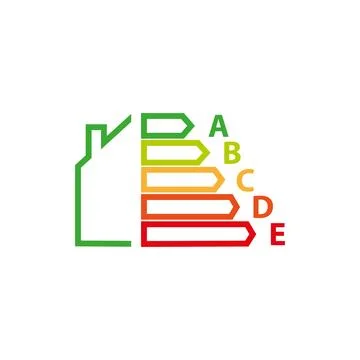 Green energy efficiency. Vector logo. Chart concept. Green energy background Stock Illustration